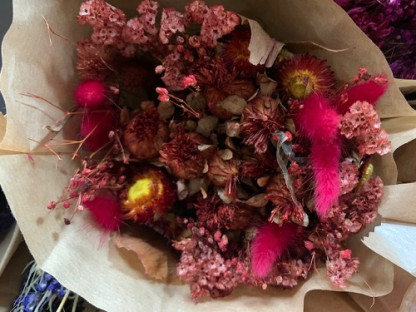 BOUQUET DRY ROJO 50CM