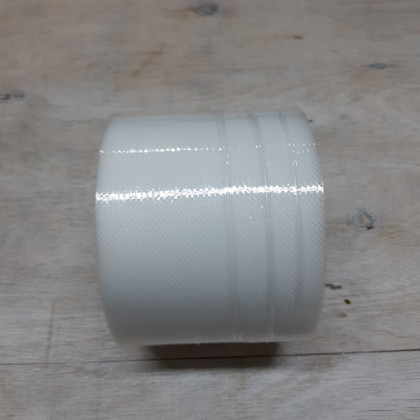 CINTA TUL BLANCO 75MM X 50 METROS.
