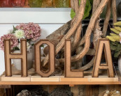 LETRAS MADERA / NÚMEROS